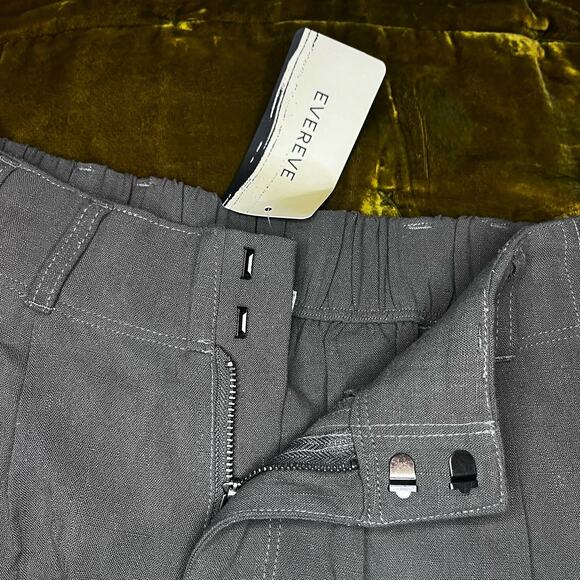 NWT Z Supply Calista Shorts from Evereve Size Small Pleated with Pockets Linen - Picture 4 of 8